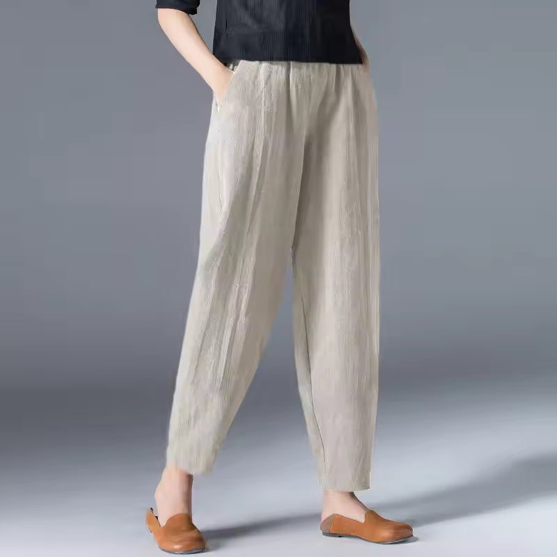 Marianne | Avslappnade Tapered Byxor