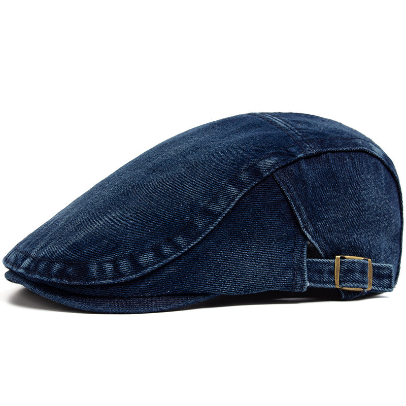 Cillian | Klassisk Stonewash Flat Cap