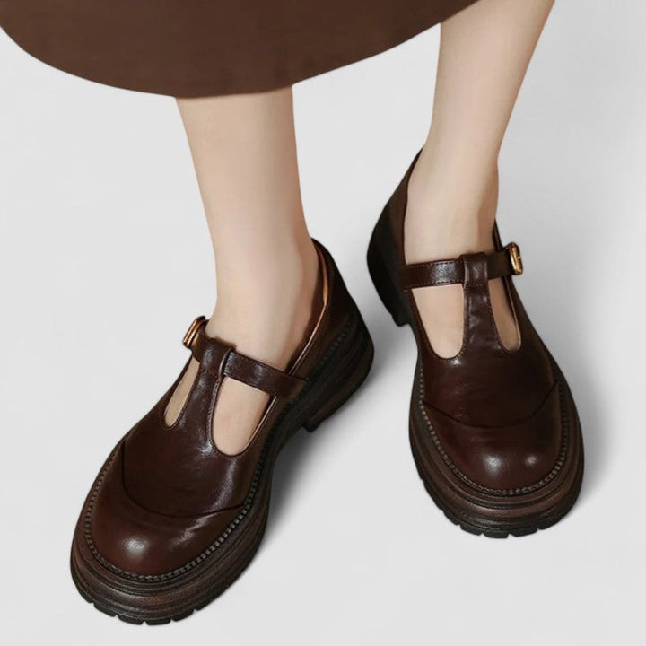 Beth | Klassiska Chunky T-Bar Mary Jane Skor