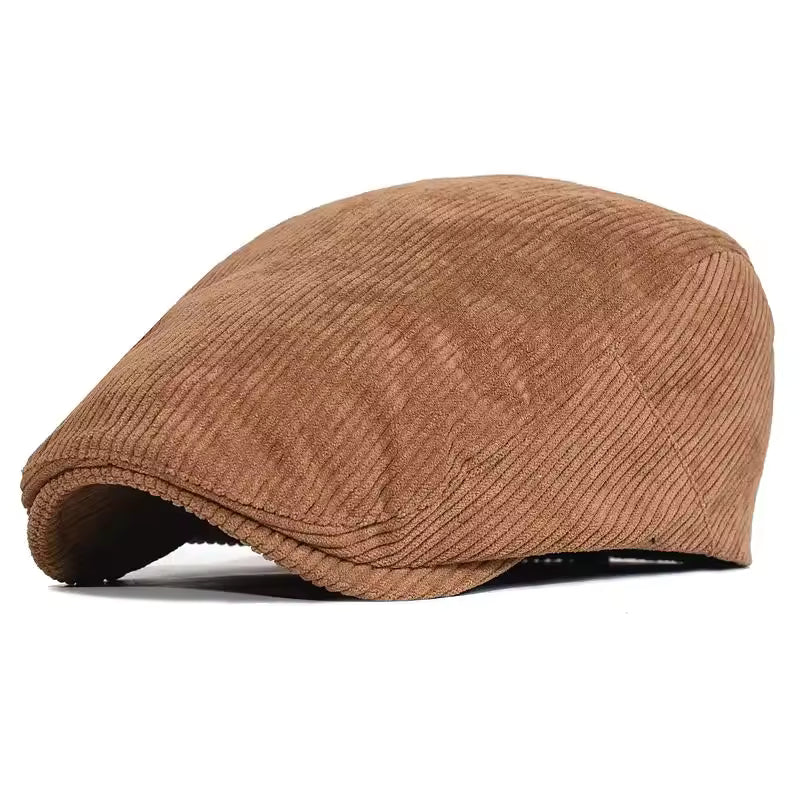 Edward | Klassisk Corduroy Everyday Flat Cap