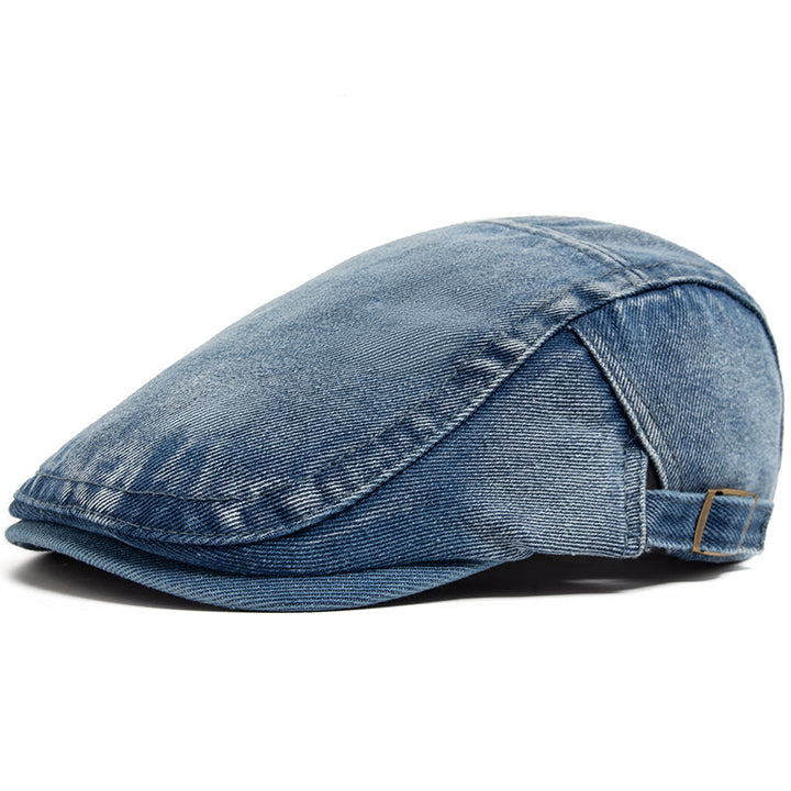 Cillian | Klassisk Stonewash Flat Cap