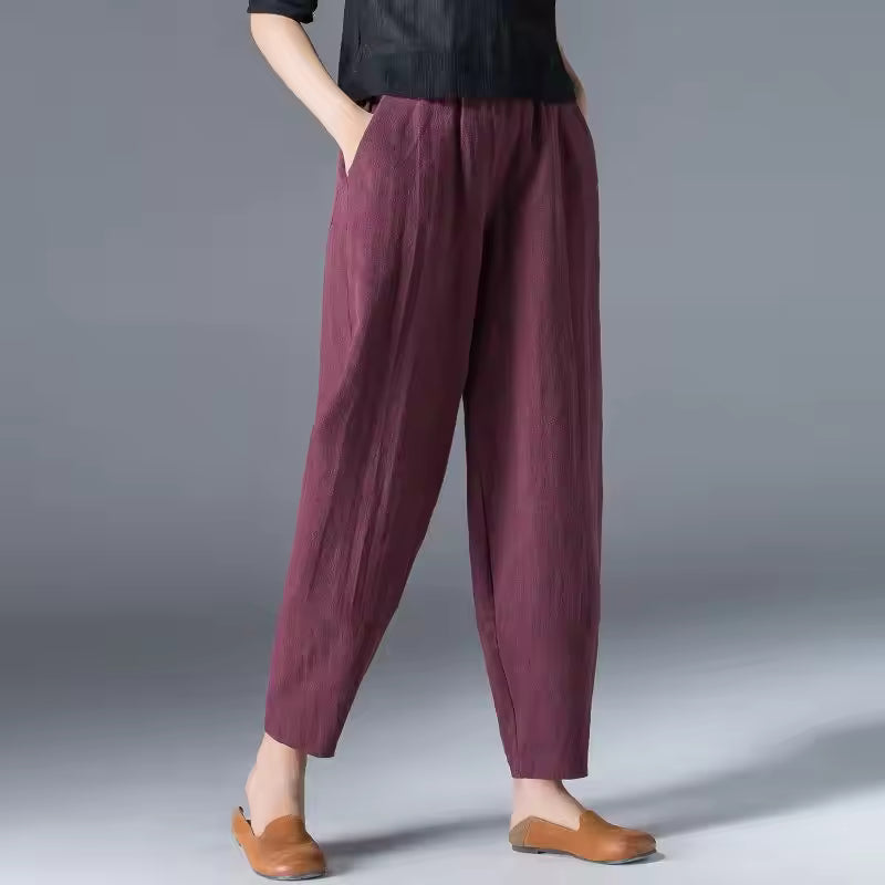 Marianne | Avslappnade Tapered Byxor