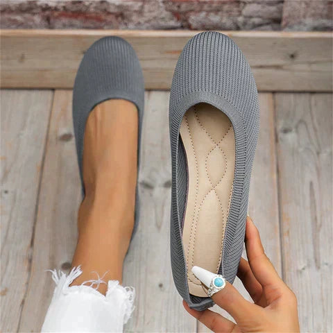 Lina | Klassiska Vävda Slip-On Lågskor