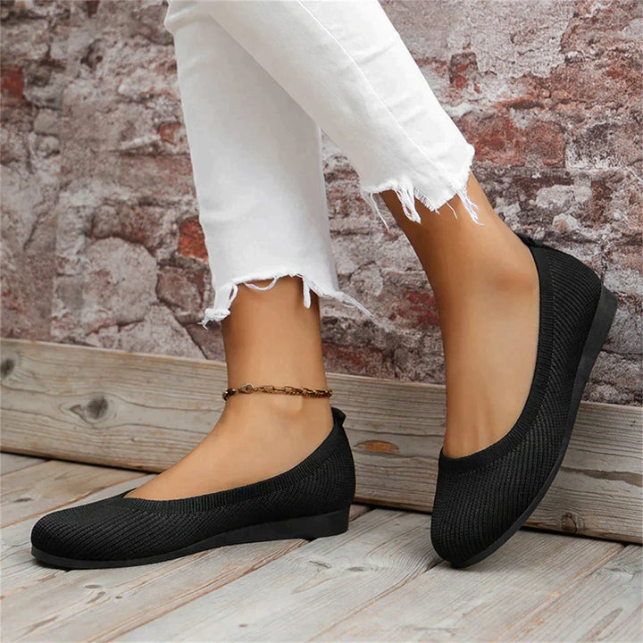 Lina | Klassiska Vävda Slip-On Lågskor