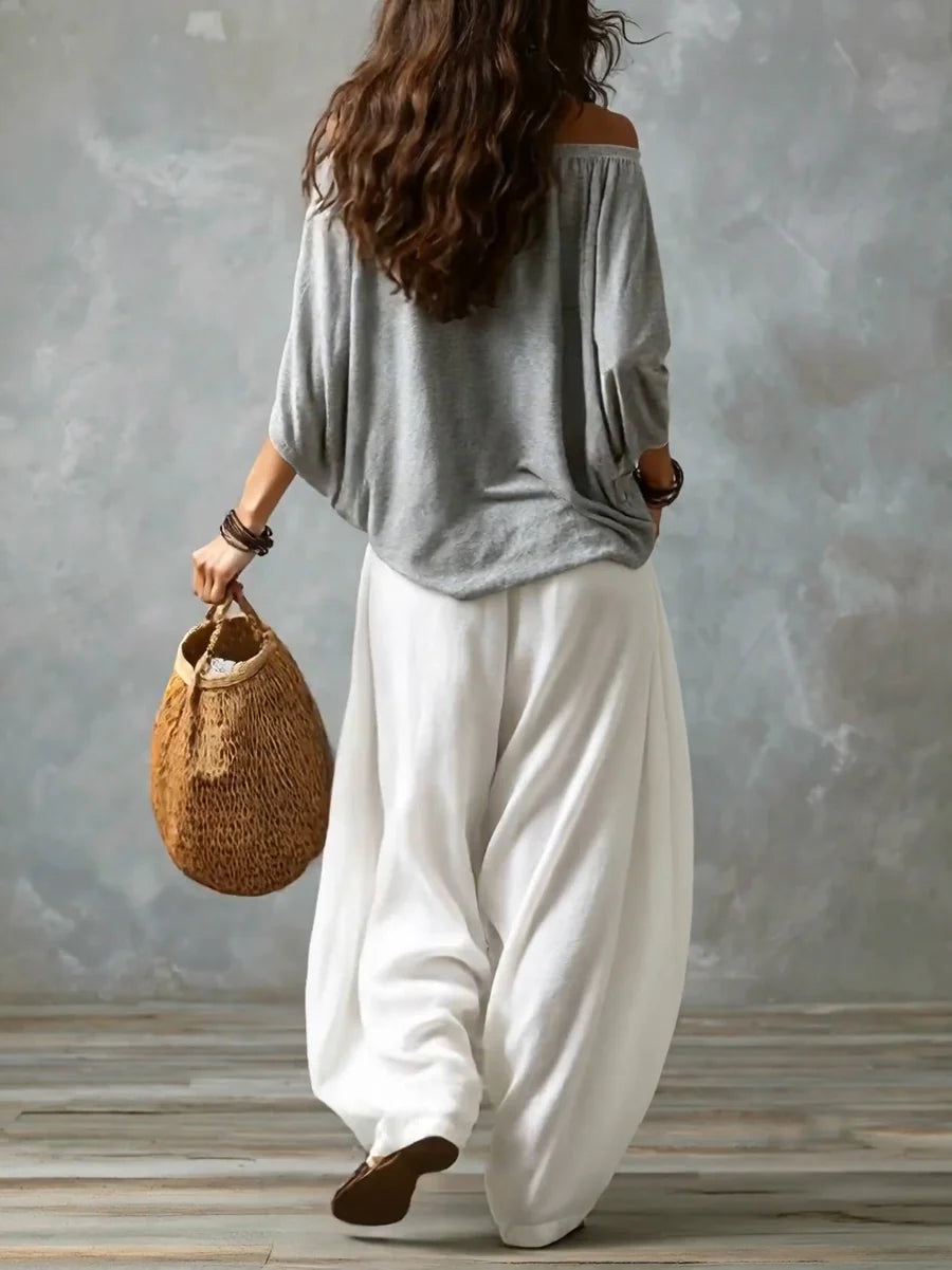 Giselle | Avslappnad Off-Shoulder Set