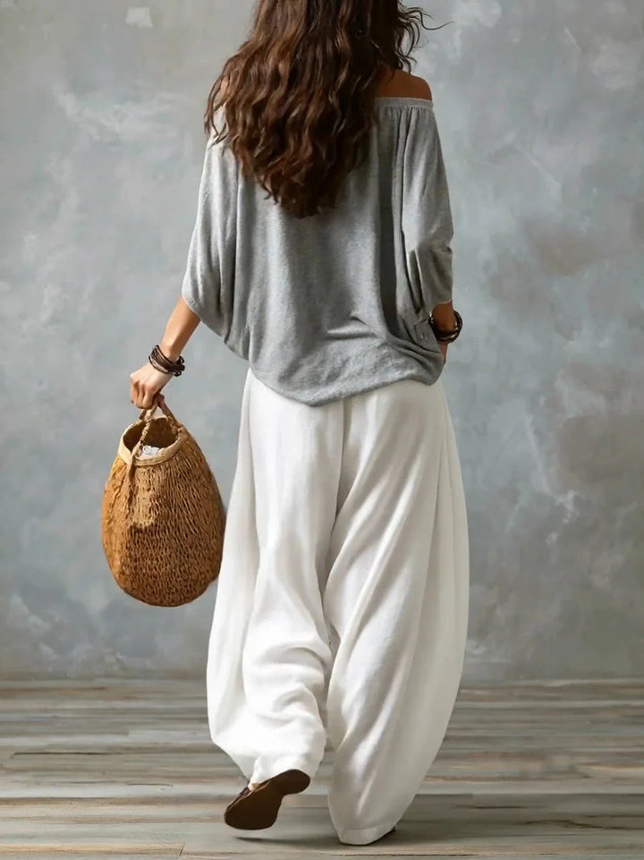 Giselle | Avslappnad Off-Shoulder Set