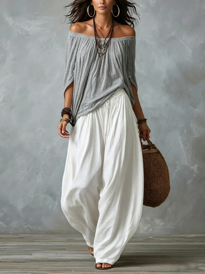Giselle | Avslappnad Off-Shoulder Set