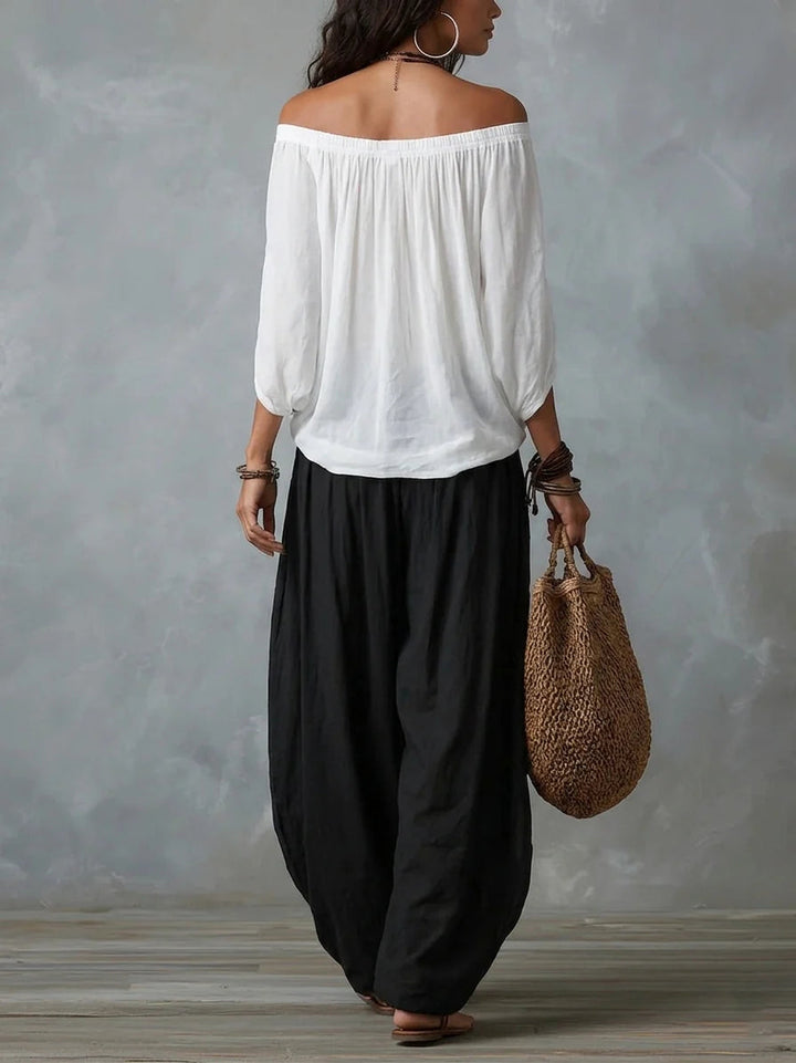 Giselle | Avslappnad Off-Shoulder Set