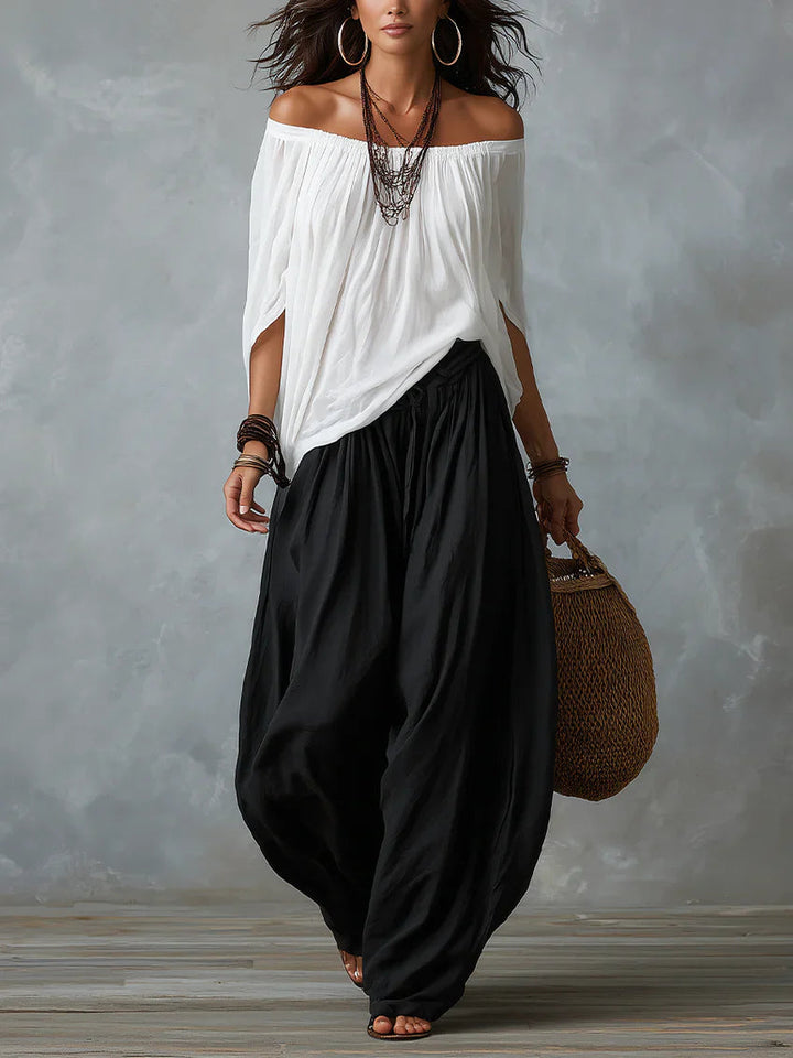 Giselle | Avslappnad Off-Shoulder Set