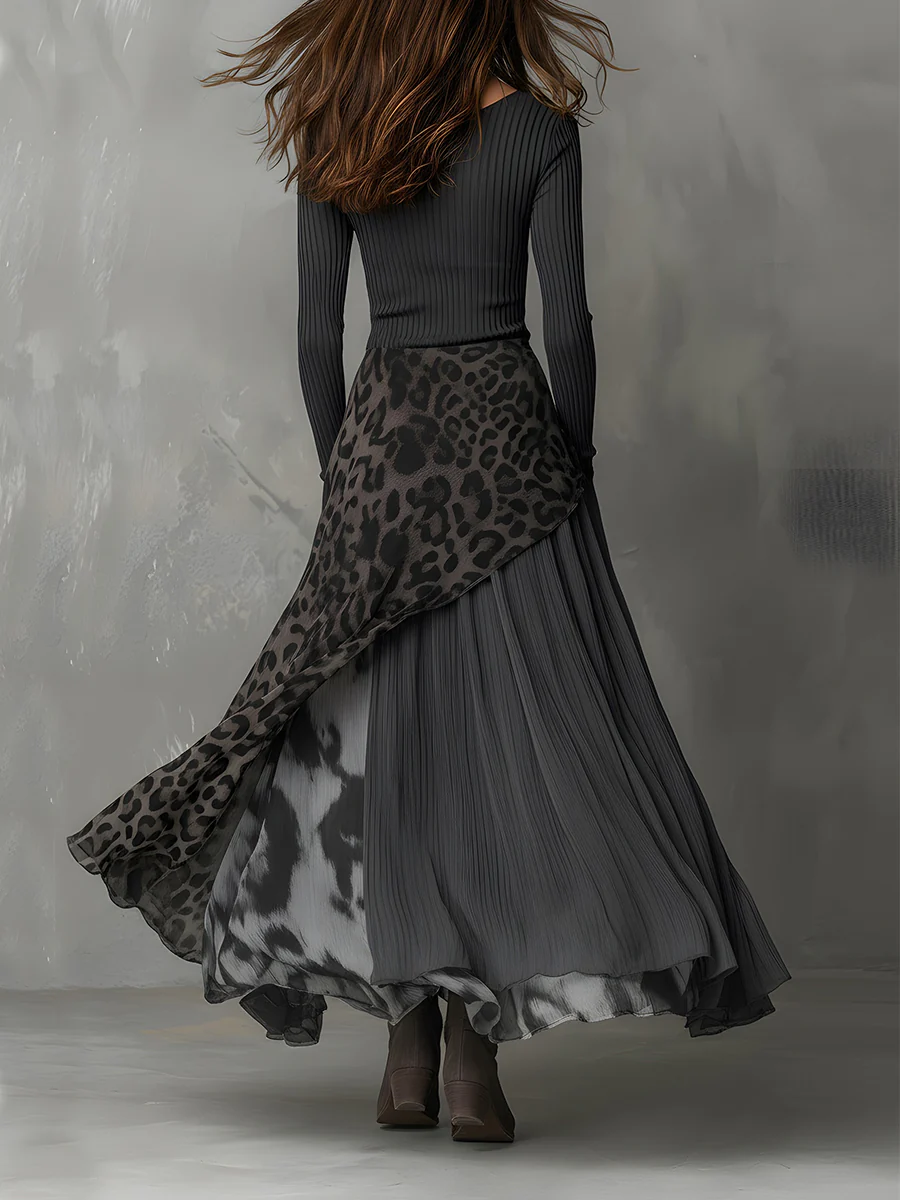 Francesca | Elegant Slim Fit Maxi Klänning