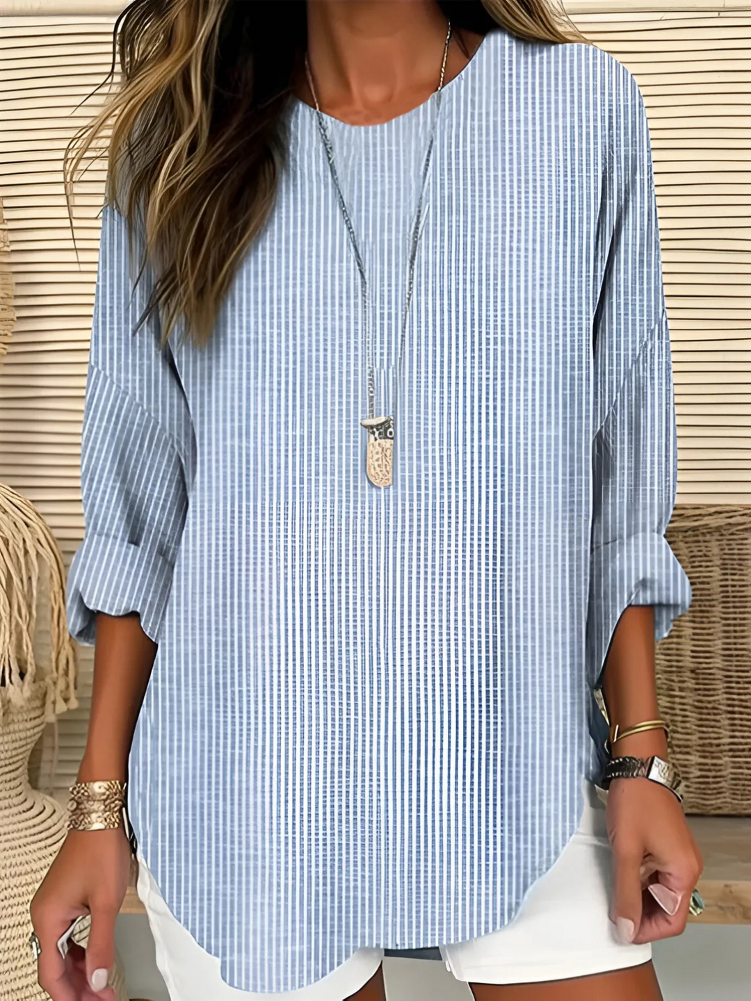Juliet | Trendig Randig Blus