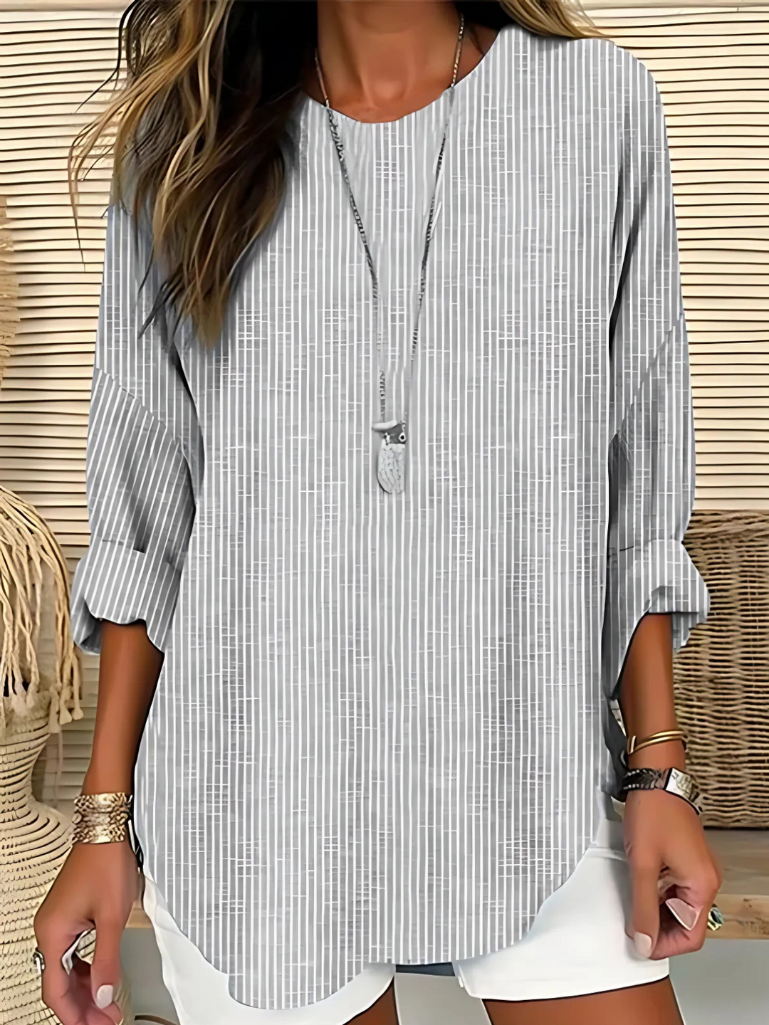 Juliet | Trendig Randig Blus