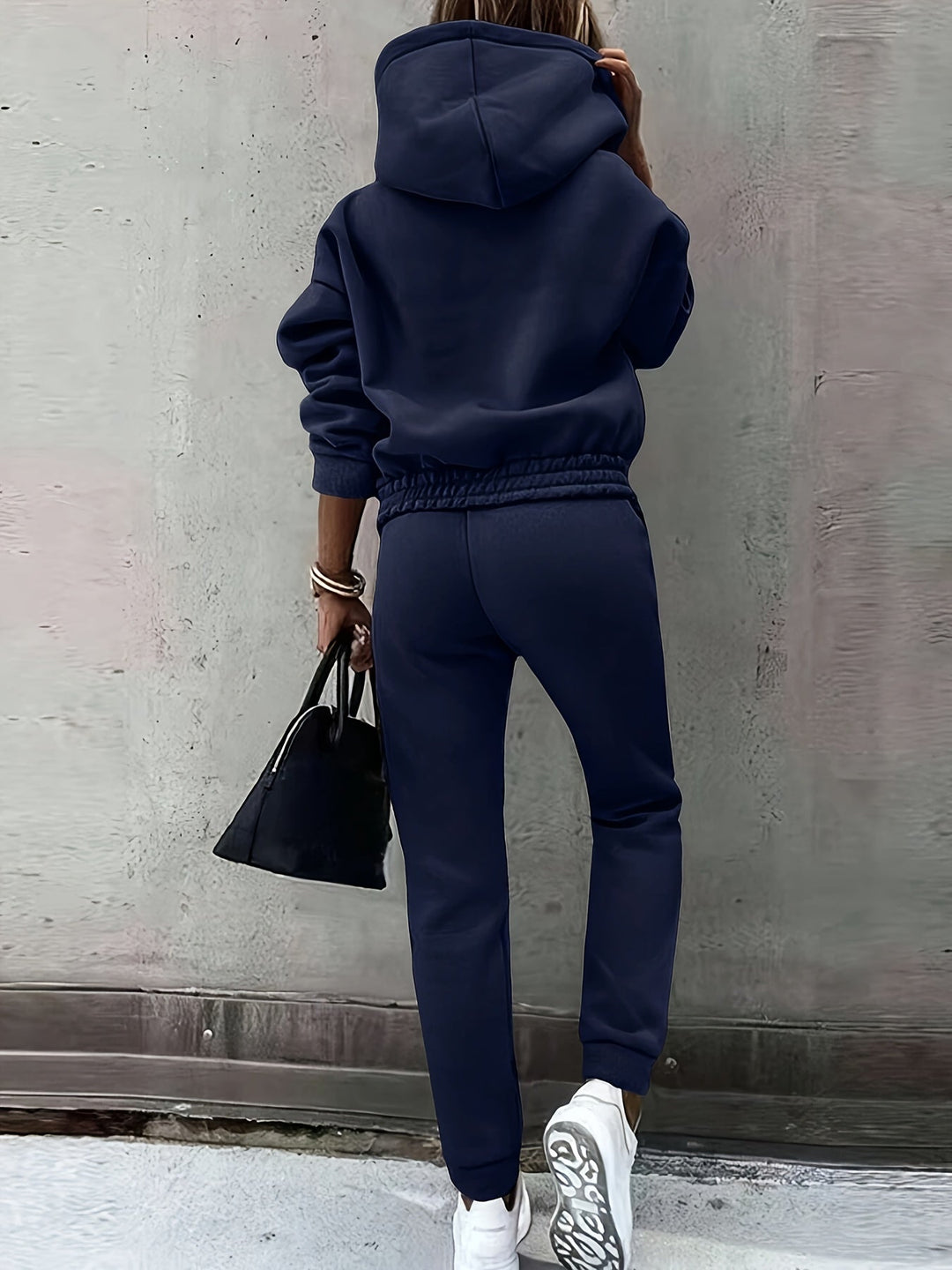 Estelle | Avslappnad Hooded Tvådelad Set