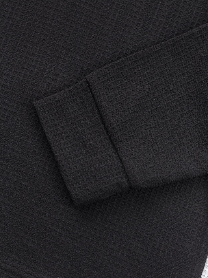 Sawyer | Texturerad Kontrast Henley Skjorta