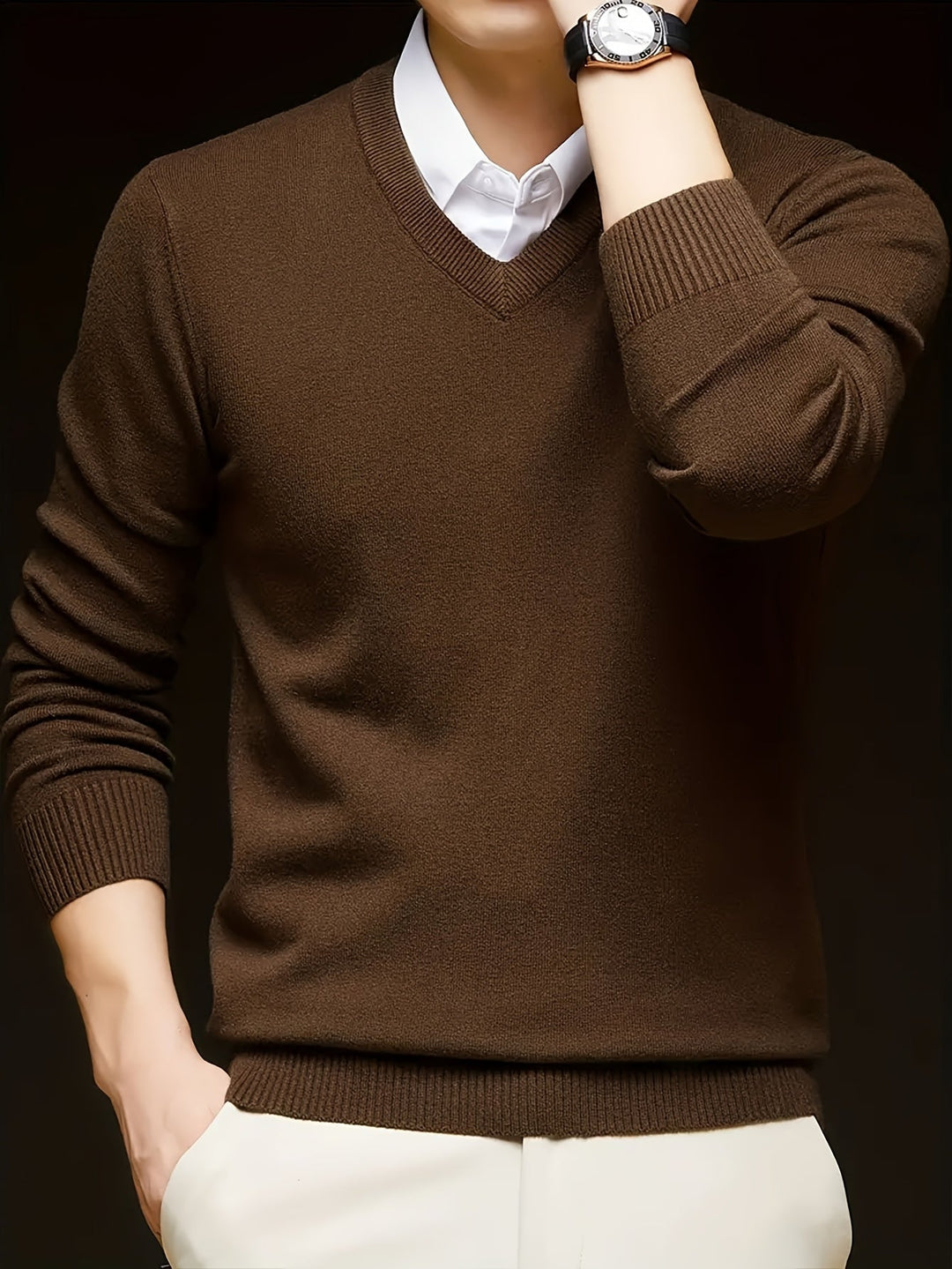 Nigel | Raffinerad V-ringad Jumper