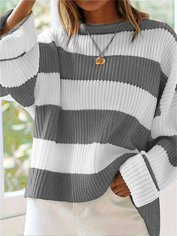 Brooke | Avslappnad Randig Pullover