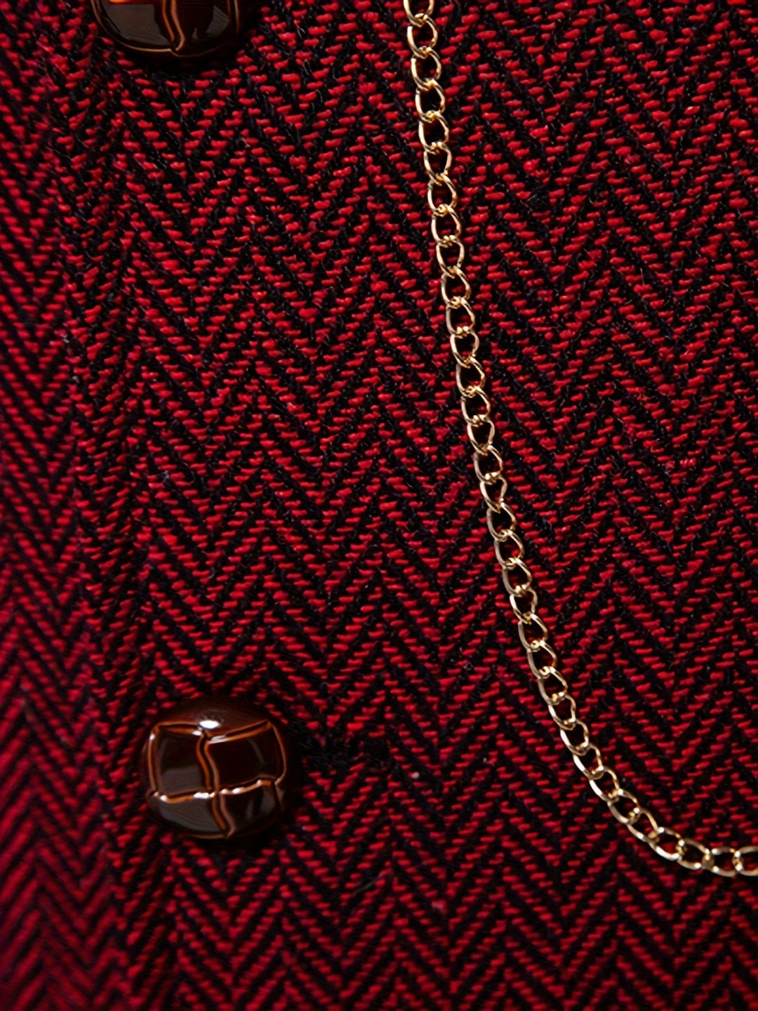 Silas | Herringbone Enkelknäppt Västar