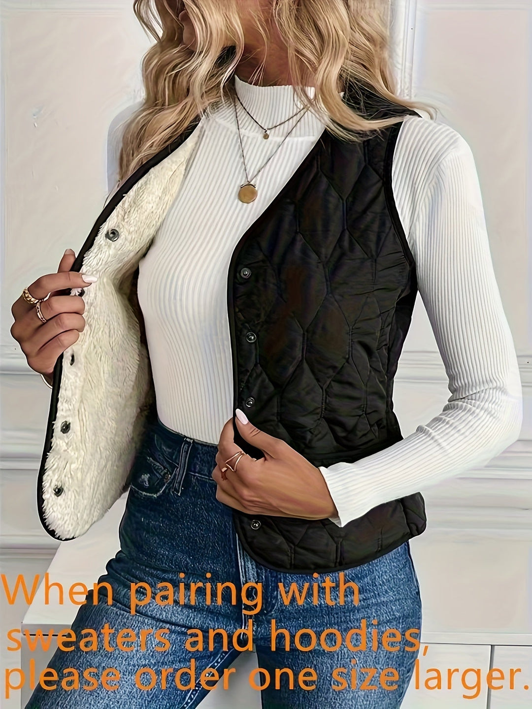 Constance | Vändbar Kviltad Gilet