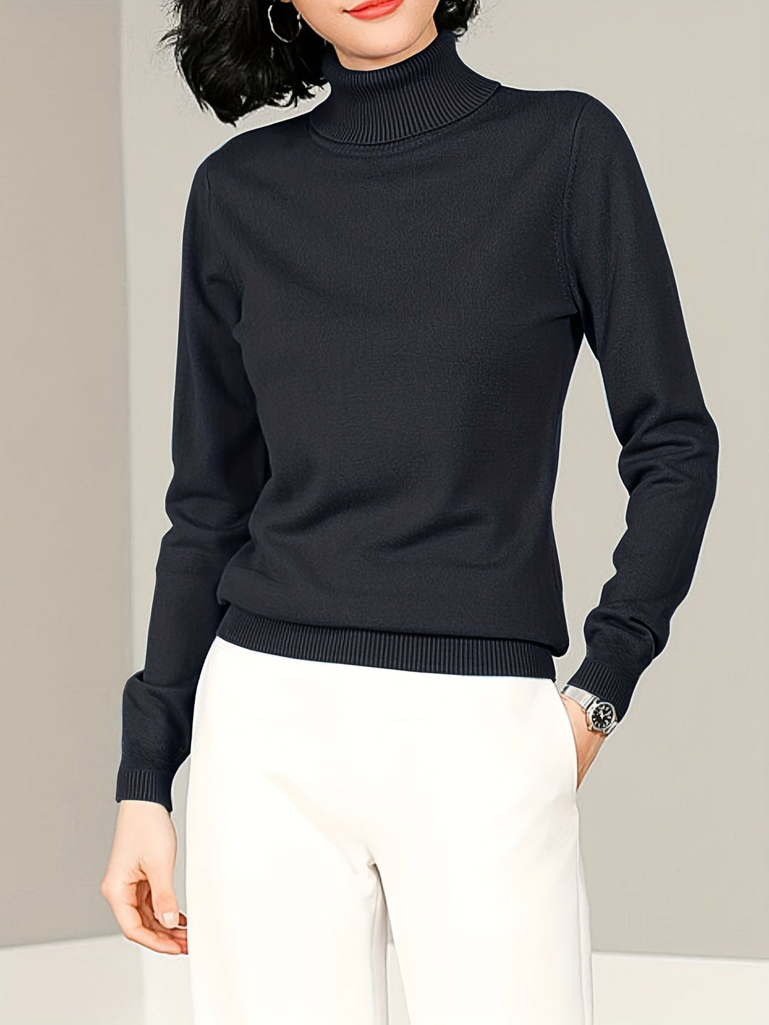 Isolde | Mysig Turtleneck Tröja