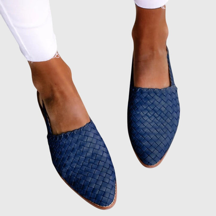 Mariya | Stilig Vävd Slip-On Lågskor