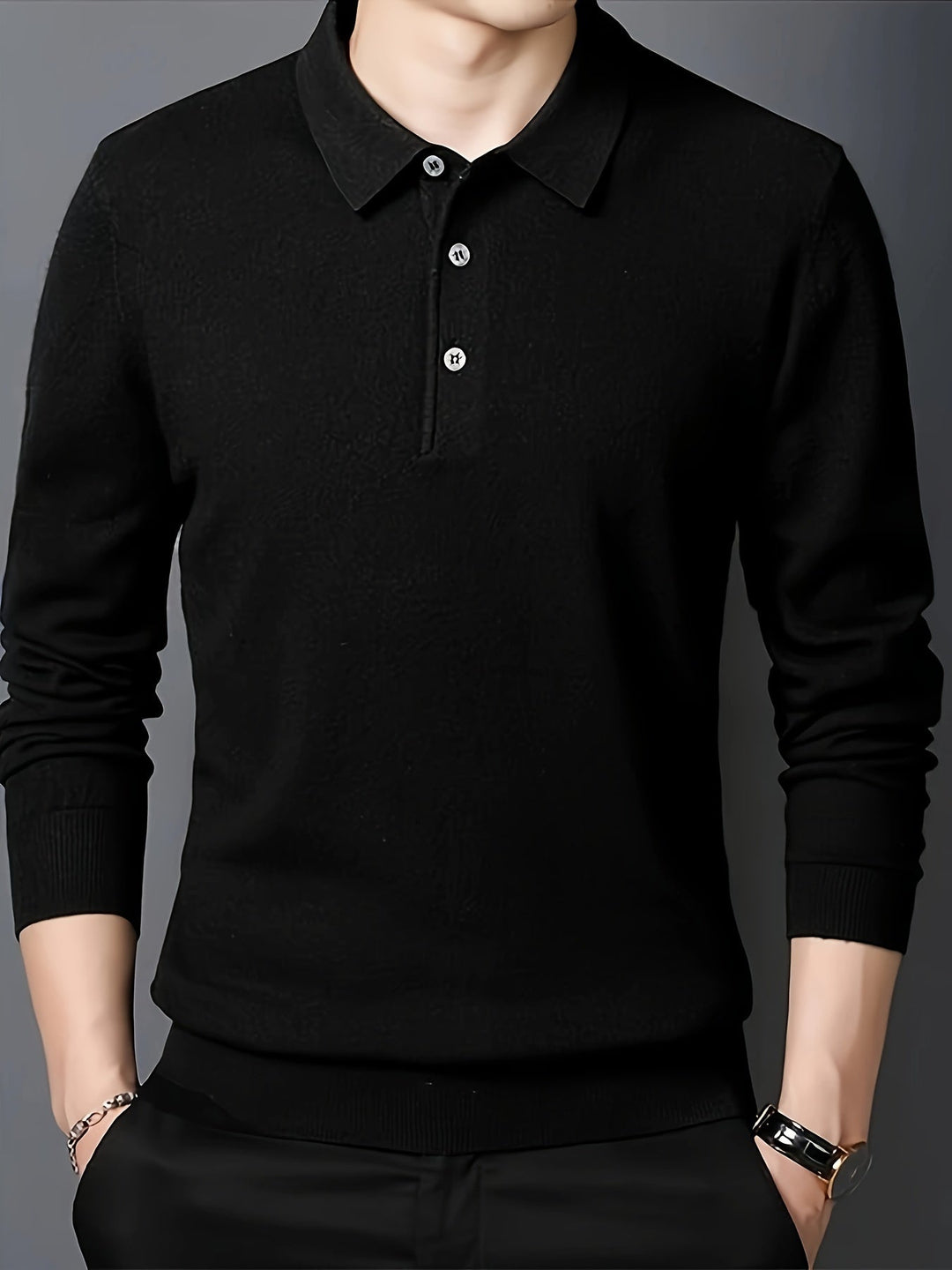 Frederick | Finsydd Polo Jumper med Krage