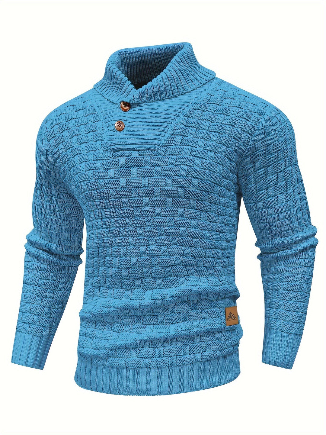 Barrett | Texturerad Kavaj-Krage Jumper