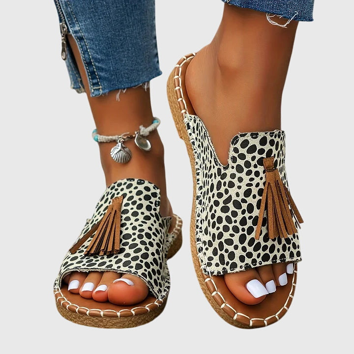 Claire | Stiliga Fransar Ortopediska Sandaler