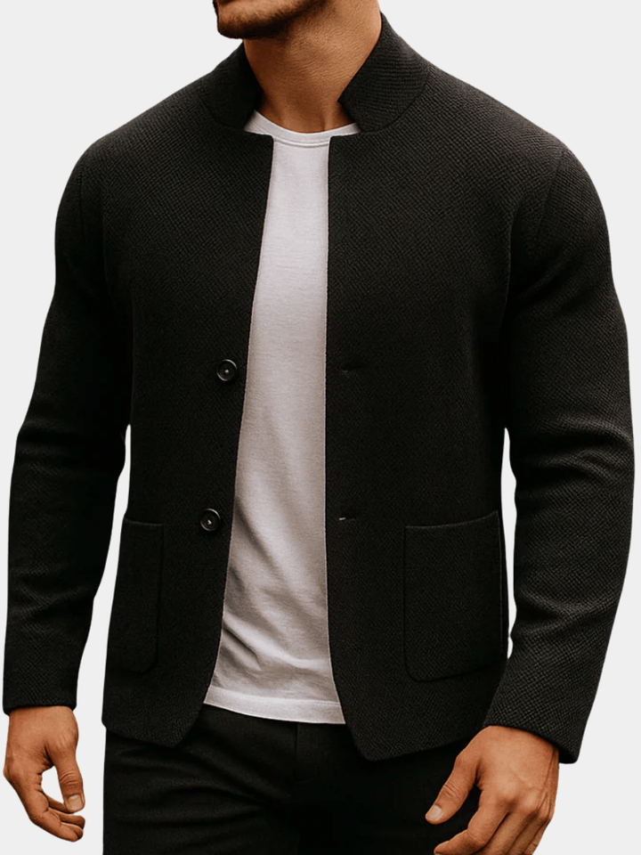 Frederick | Klassisk Texturerad Pocket Cardigan