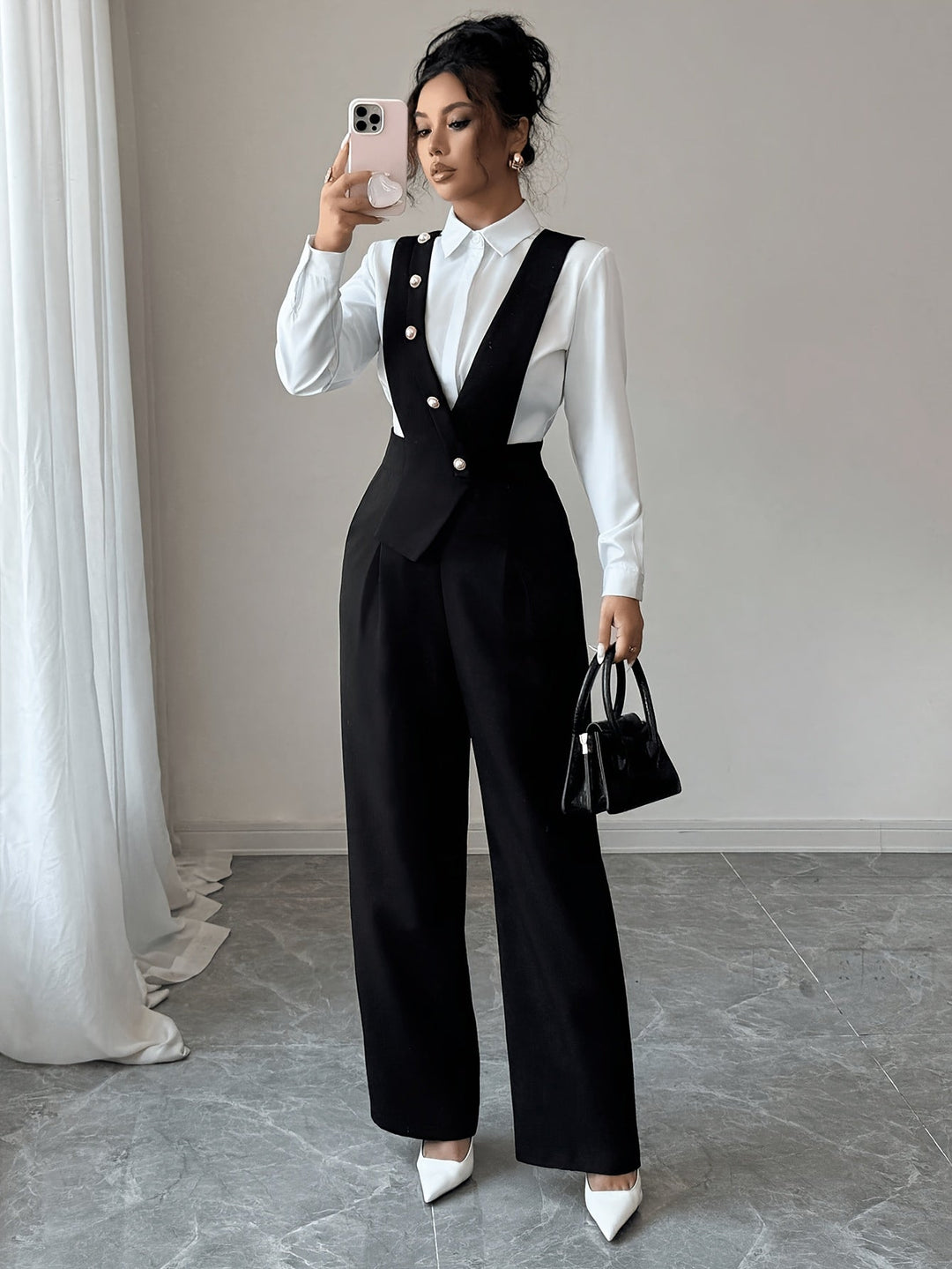 Tamsin | Skräddarsydd Byxdress med Vida Ben