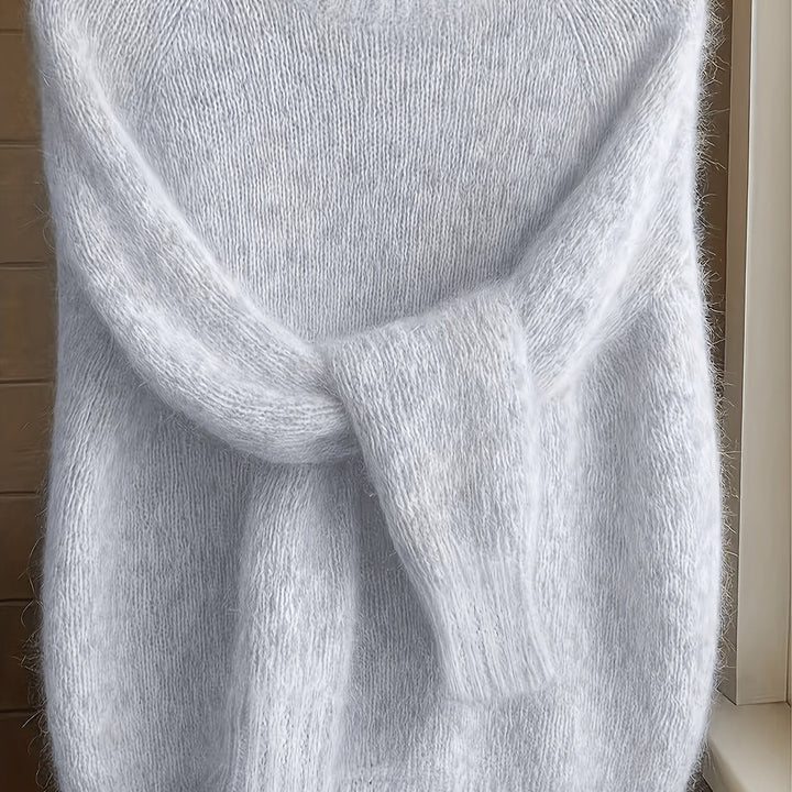 Juliana | Mjuktexturerad Rundhalsad Tröja