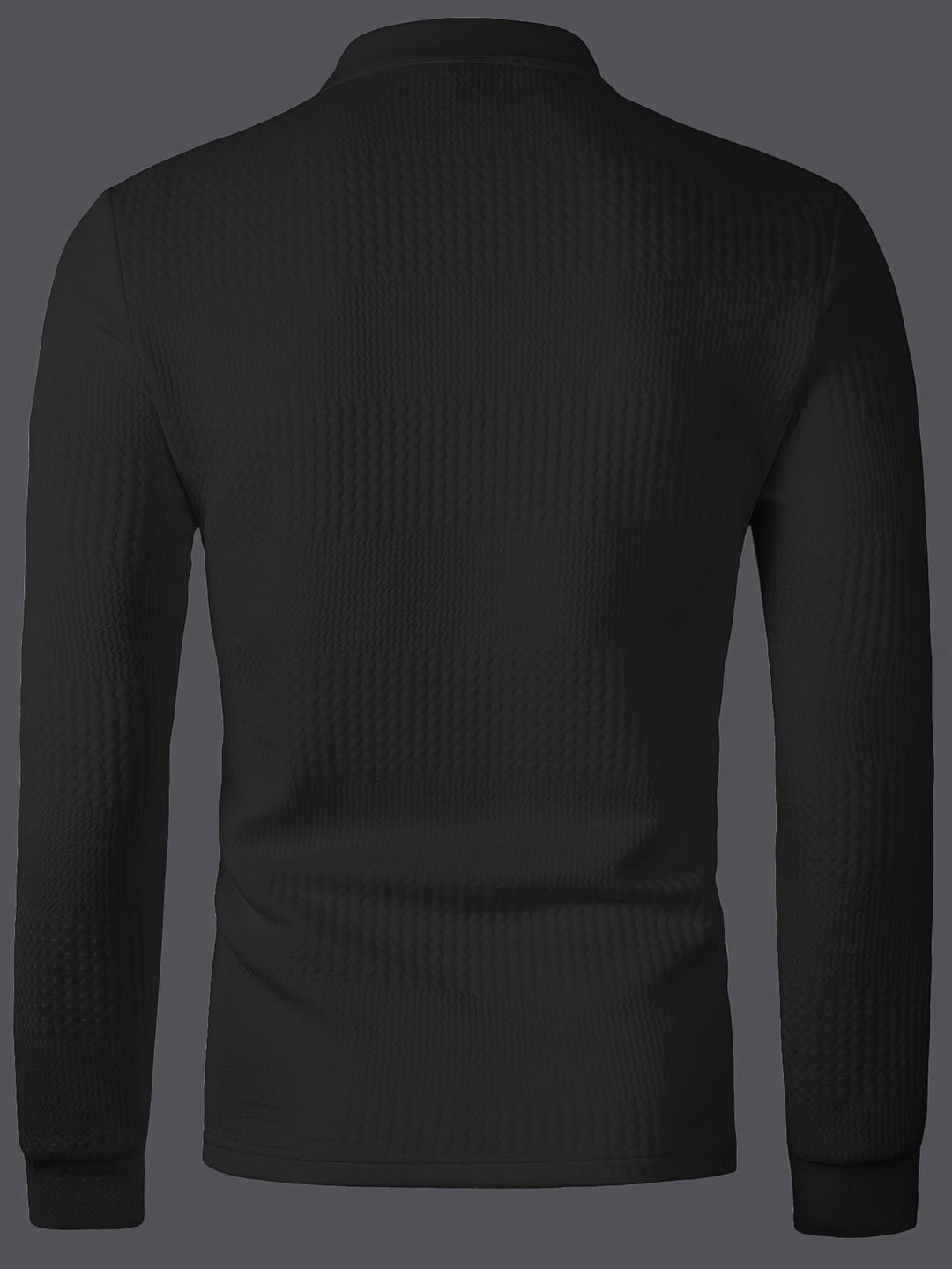 Clifford | Texturerad långärmad polo