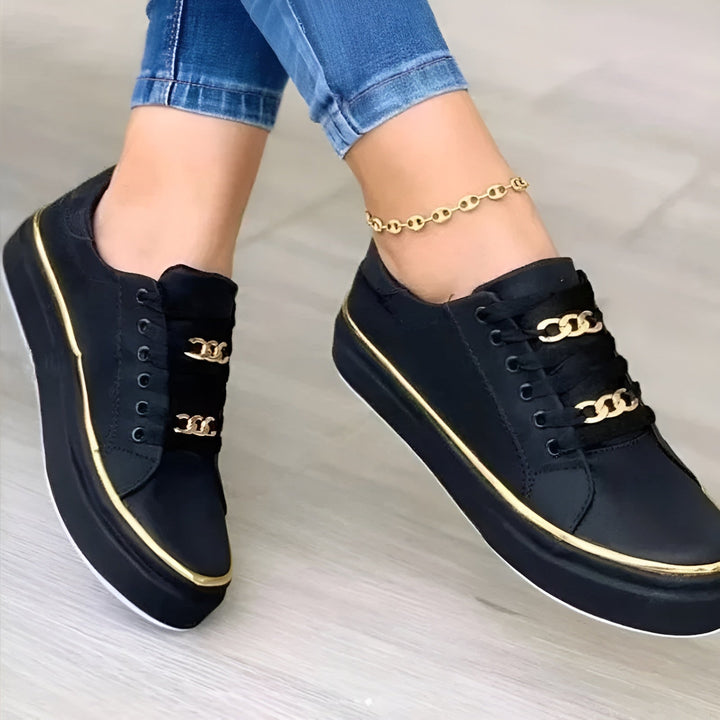 Alexya | Metallic Accent Snörsko