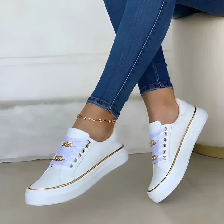 Alexya | Metallic Accent Snörsko