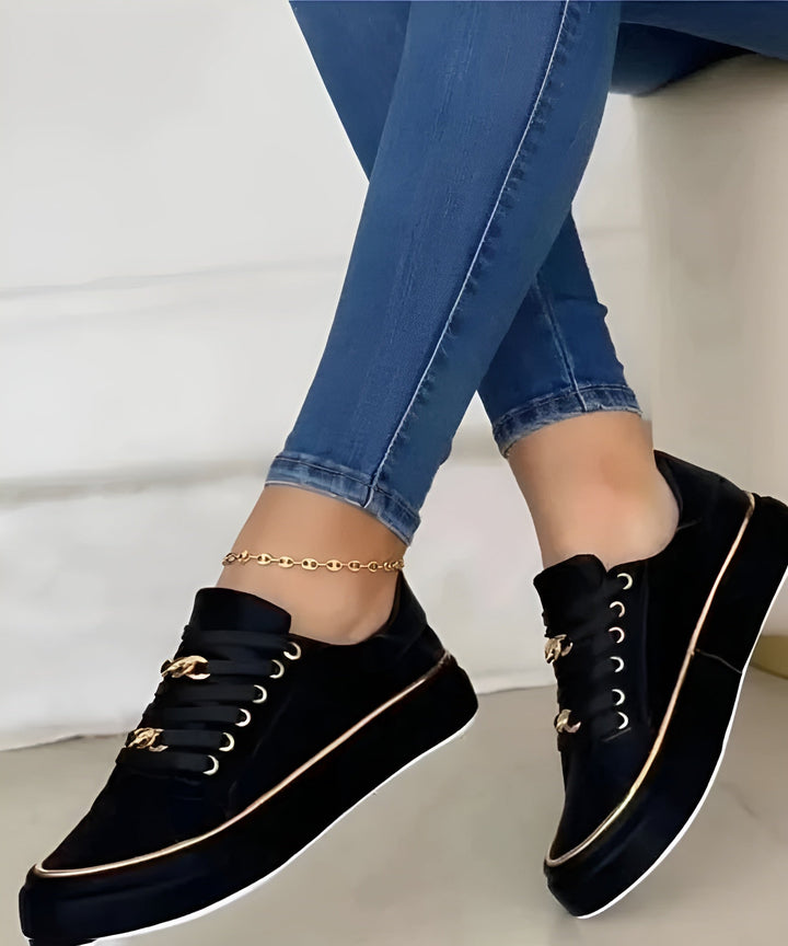 Alexya | Metallic Accent Snörsko