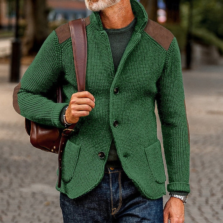 Baxter | Strukturerad Ståkrage Cardigan
