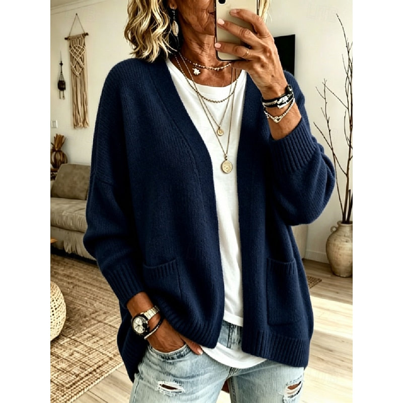 Juliet | Avslappnad Öppen Framsida Cardigan