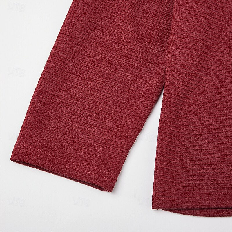 Rhett | Texturerad Quarter-Zip Pullover