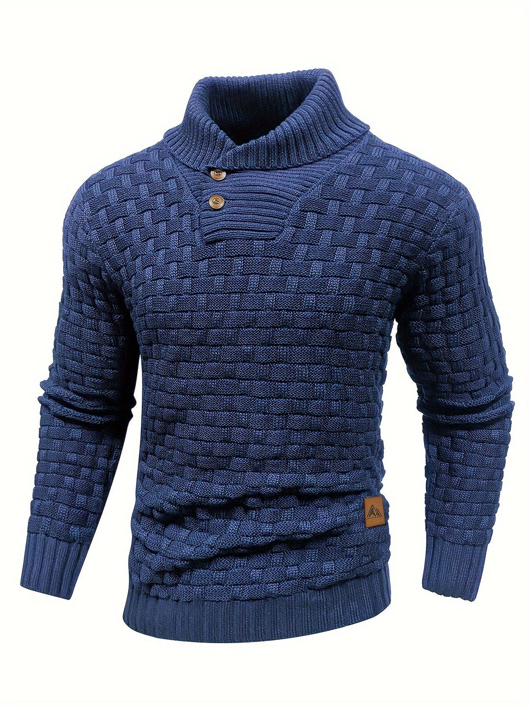 Barrett | Texturerad Kavaj-Krage Jumper