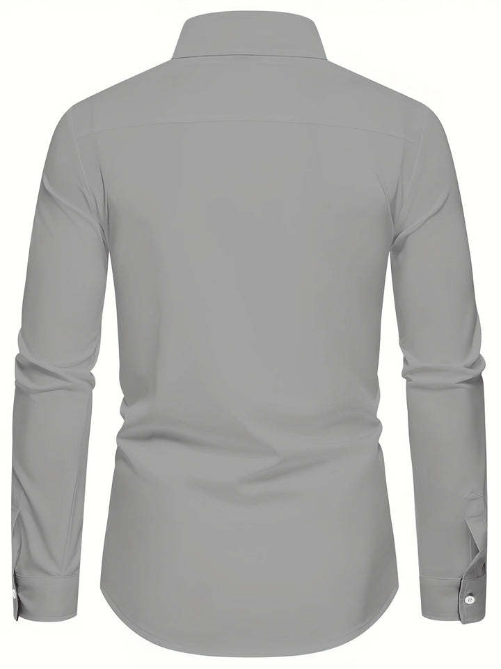 Damon | Kontrast-Trim Slim Fit Skjorta