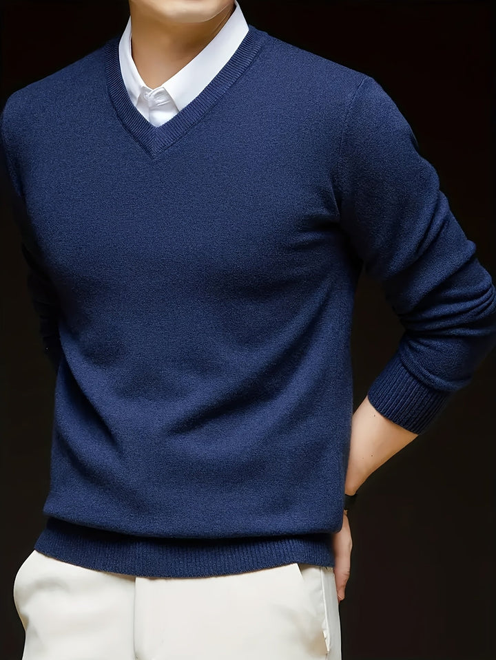 Nigel | Raffinerad V-ringad Jumper