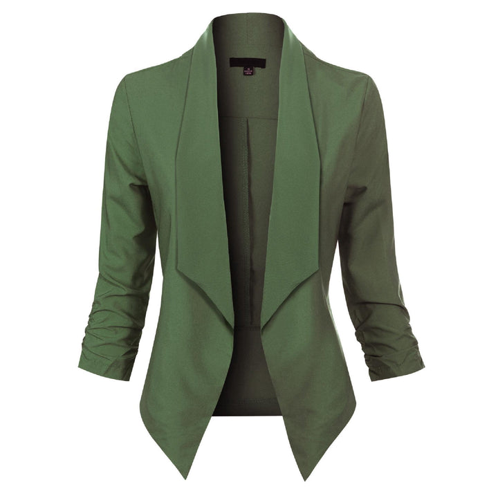 Beverly | Draperad Öppen Blazer