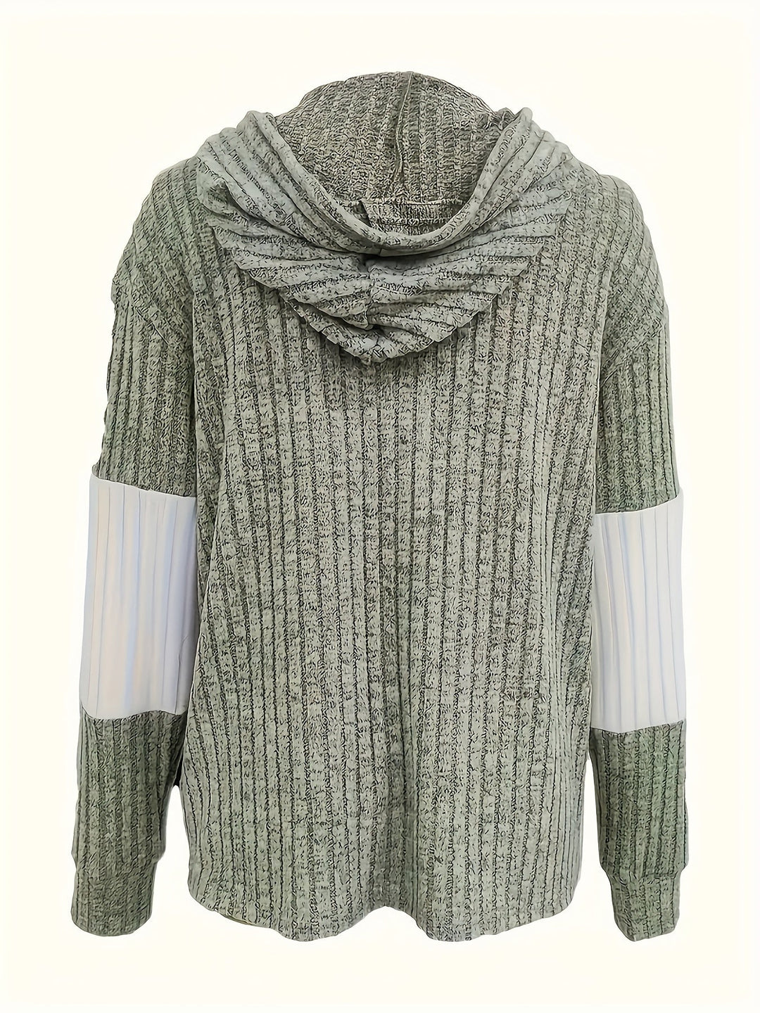 Tamara | Texturerad Huva Zip Jacka