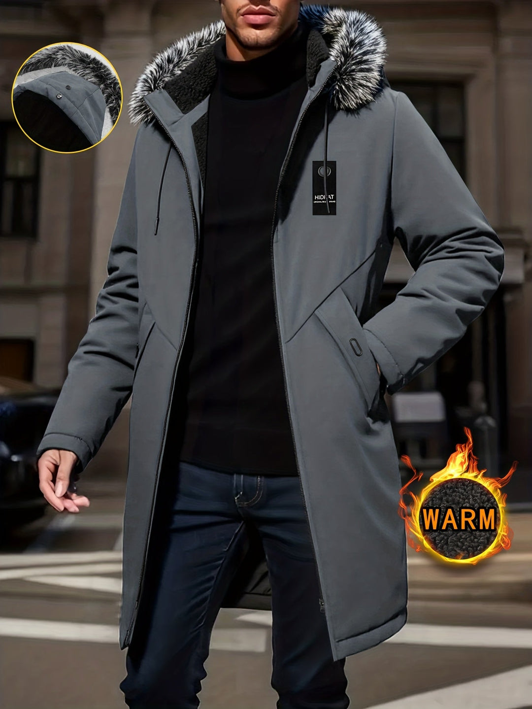 Gordon | Medellång Huva Parka