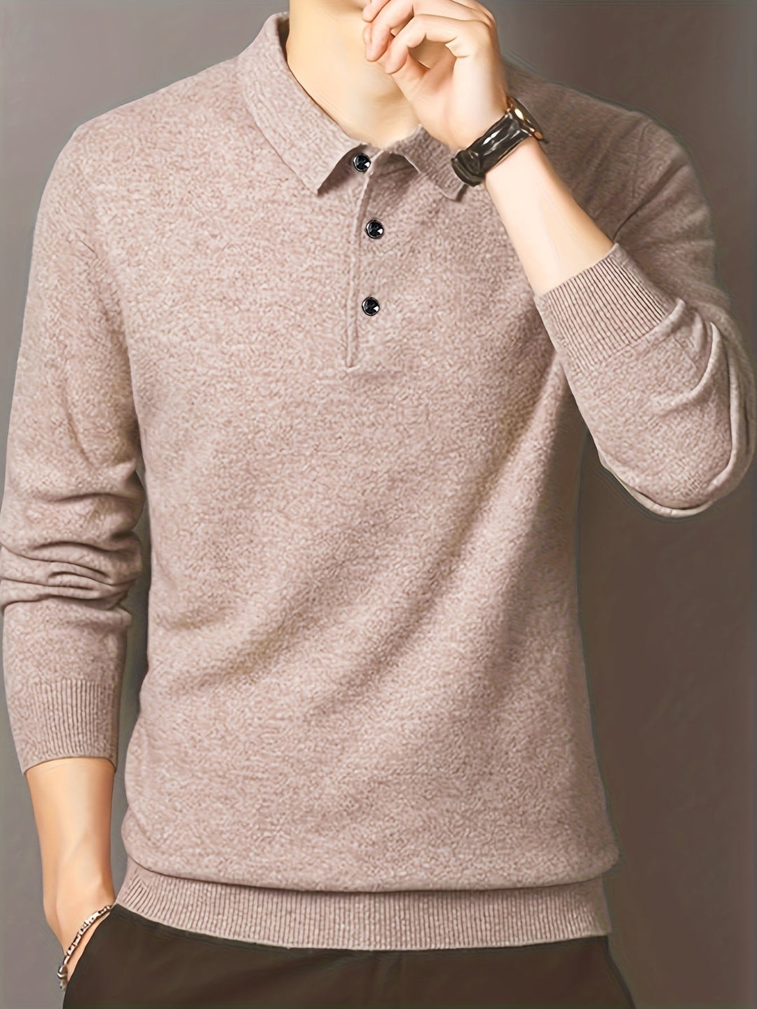 Frederick | Finsydd Polo Jumper med Krage