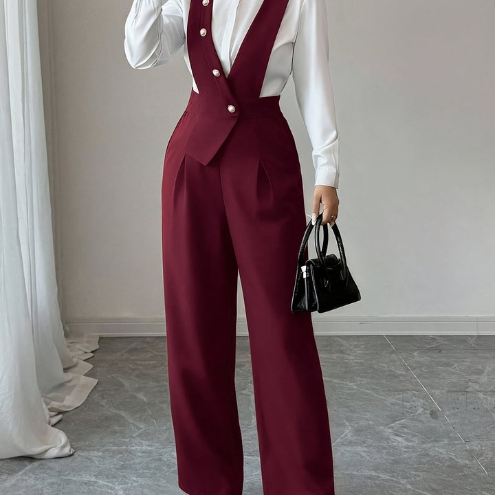 Tamsin | Skräddarsydd Byxdress med Vida Ben
