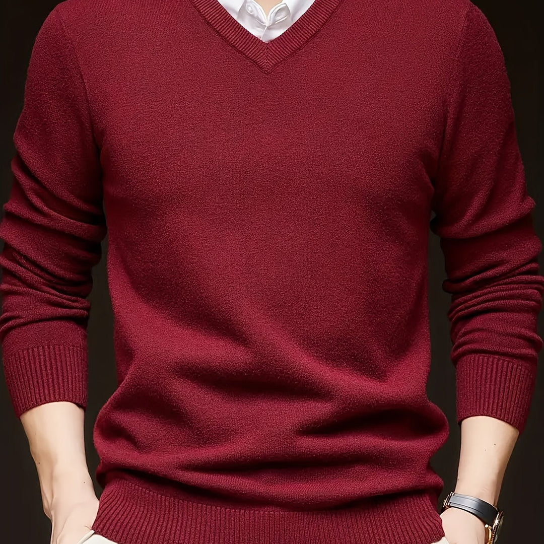 Nigel | Raffinerad V-ringad Jumper