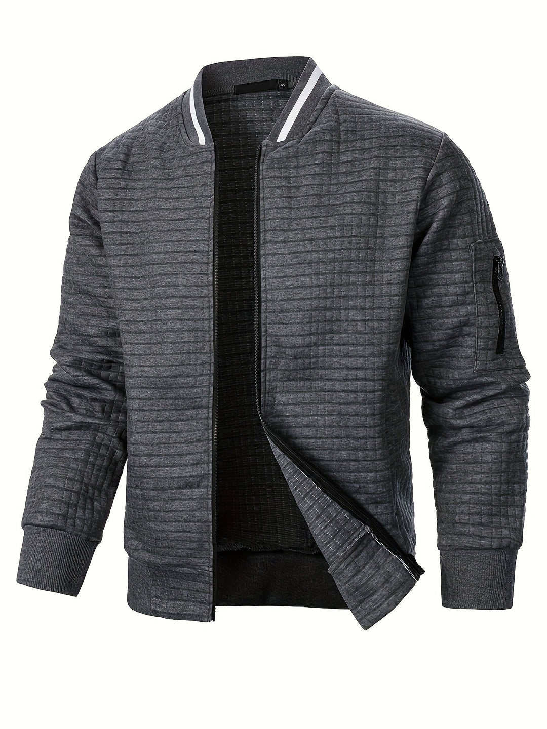 Conrad | Texturerad Zip-Up Jacka