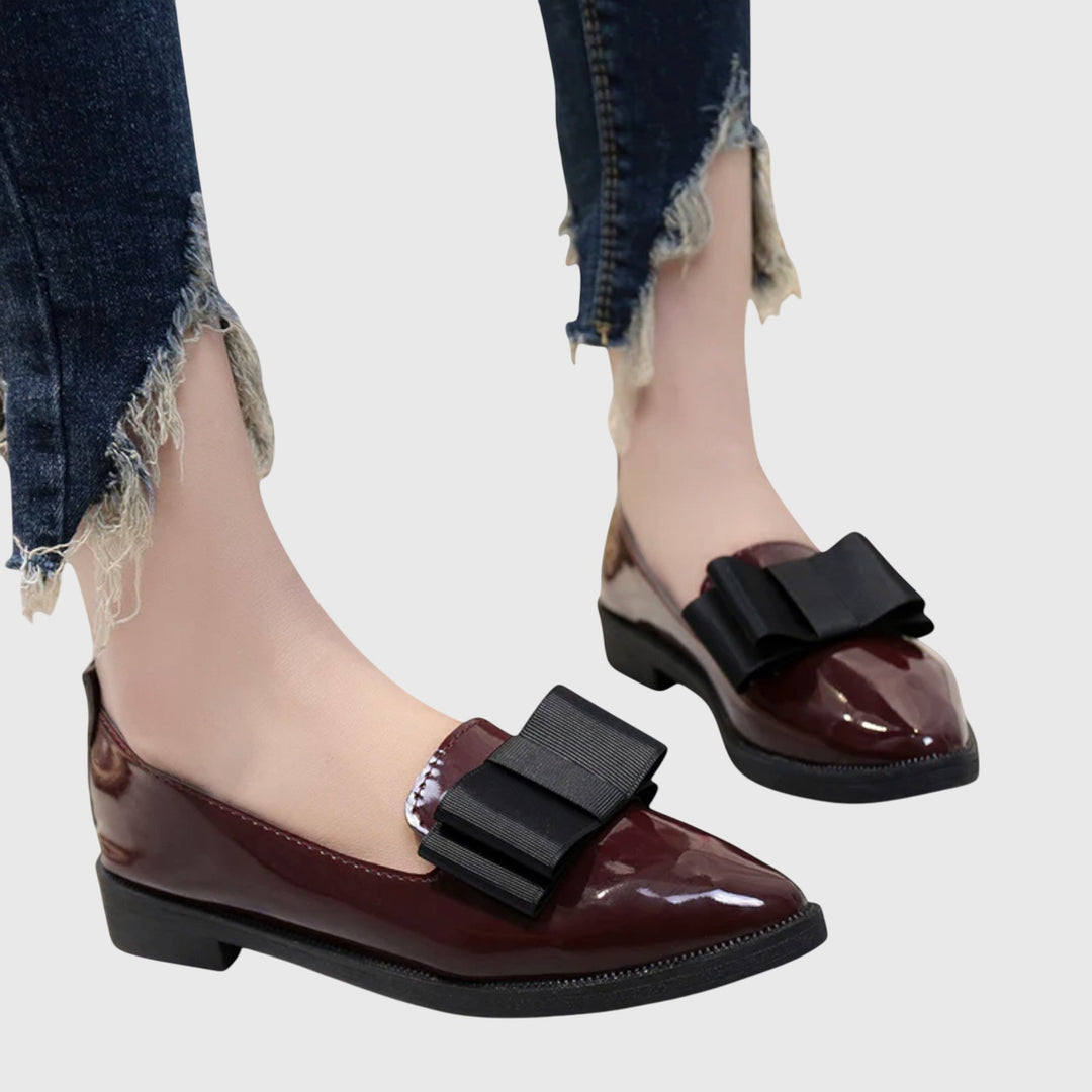 Anya | Stilig Ribbade Ortopediska Loafers