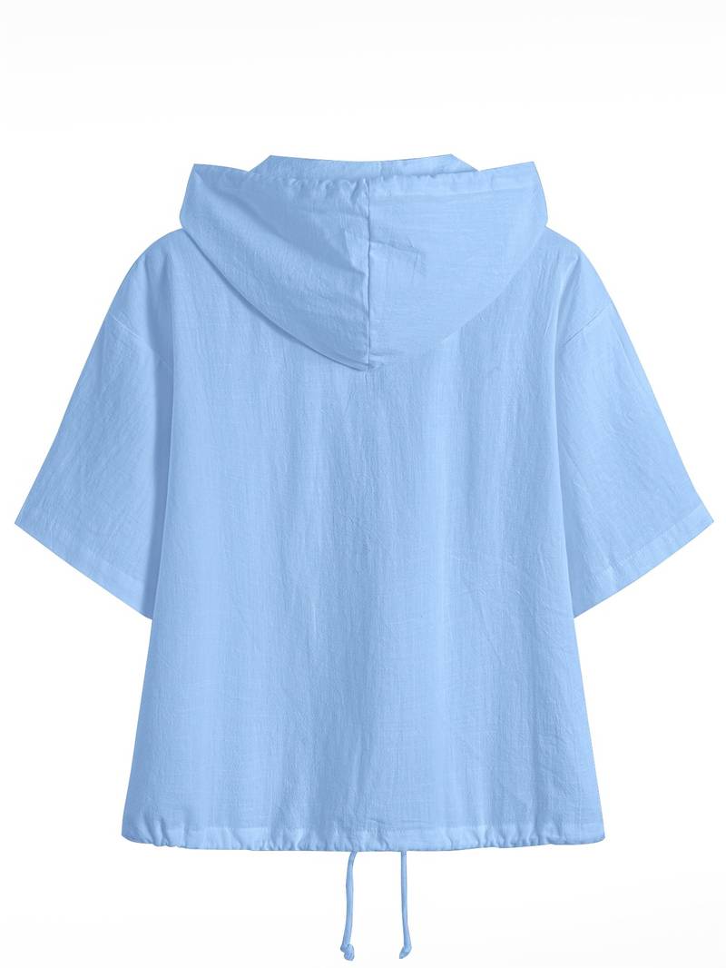 Alice | Klassisk kortärmad hoodie