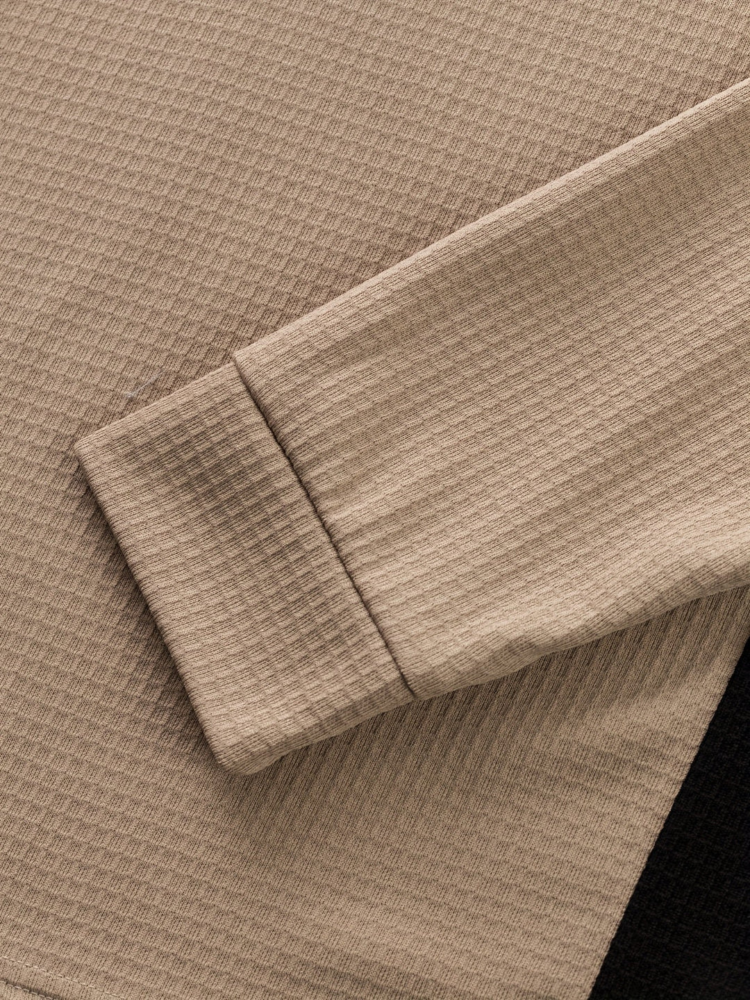 Sawyer | Texturerad Kontrast Henley Skjorta